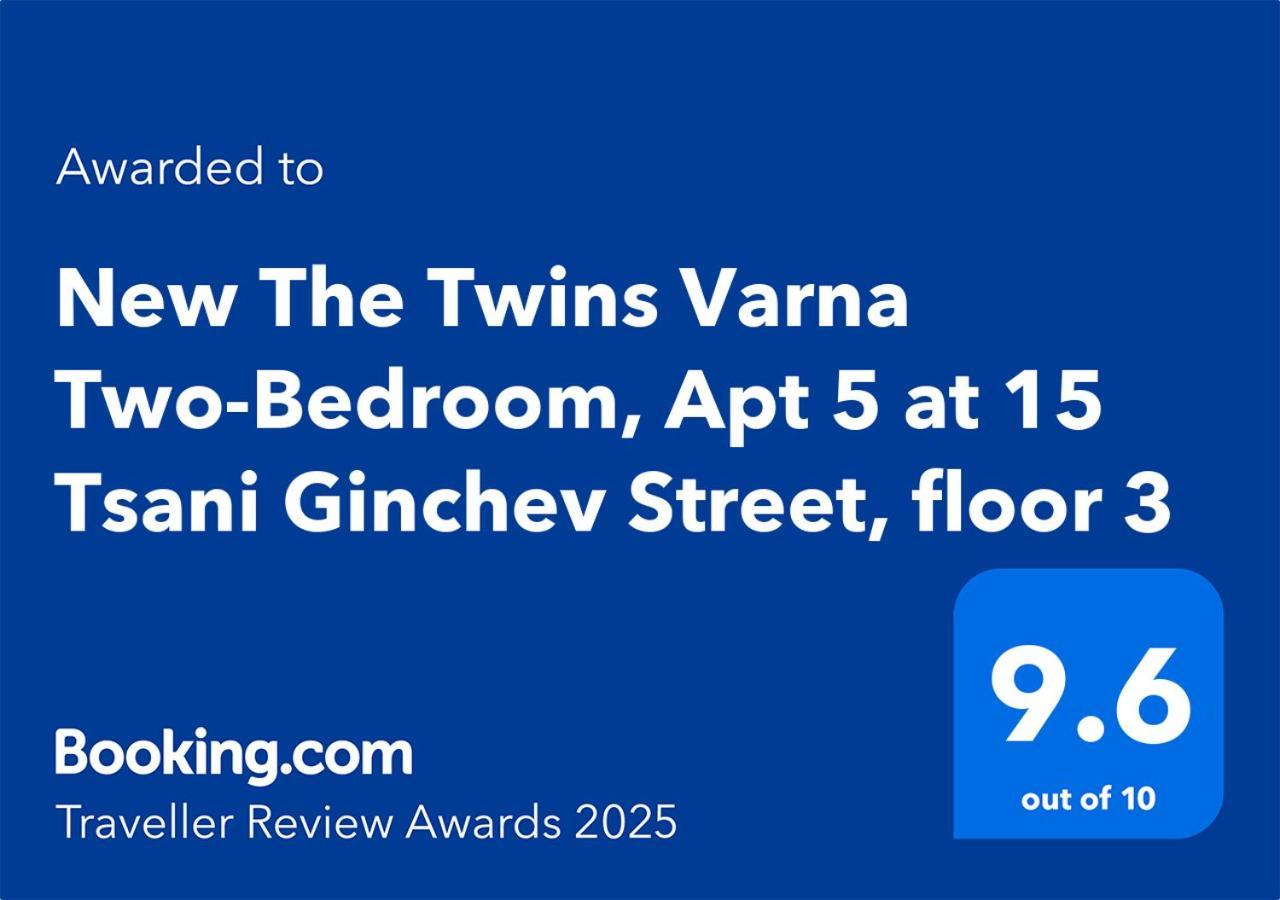 New The Twins Varna Two-Bedroom, Apt 5 At 15 Tsani Ginchev Street, Floor 3 Dış mekan fotoğraf
